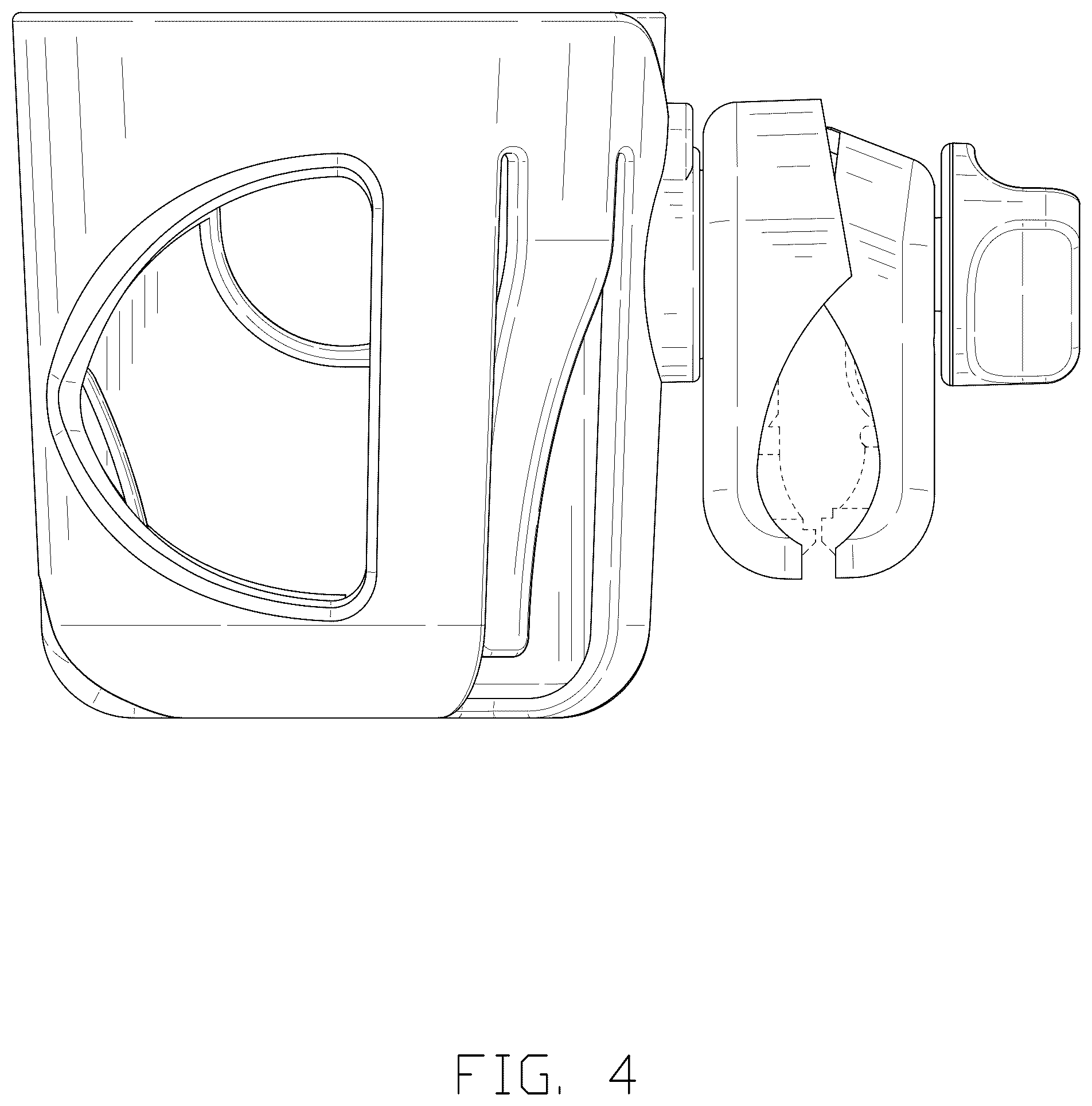 Patent USD1075428 Figure 4 – Cup holder