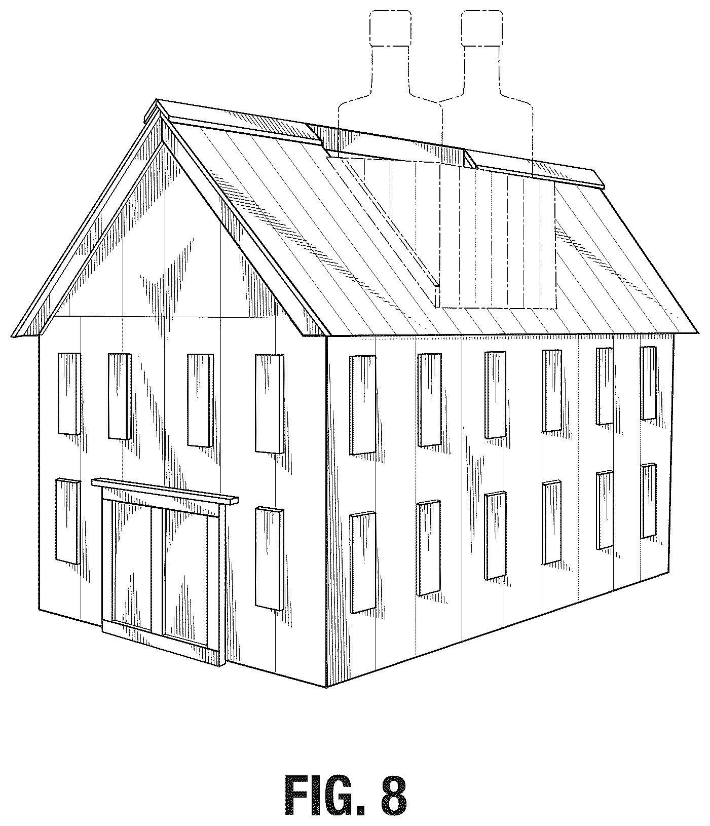 Patent USD1075429 Figure 5 – Liquor barn display