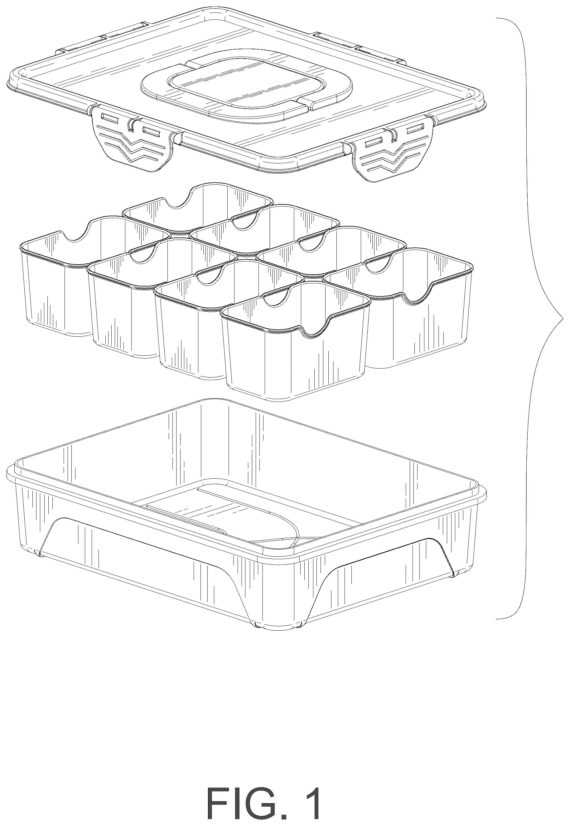 Patent USD1075430 Figure 1 – Snack box