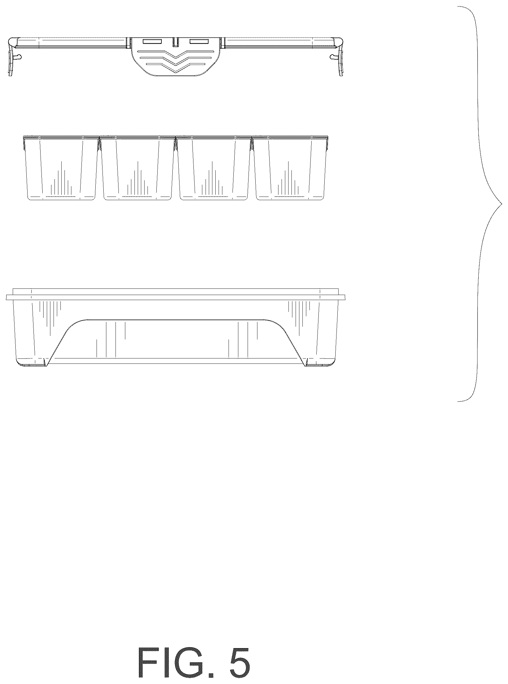 Patent USD1075430 Figure 5 – Snack box