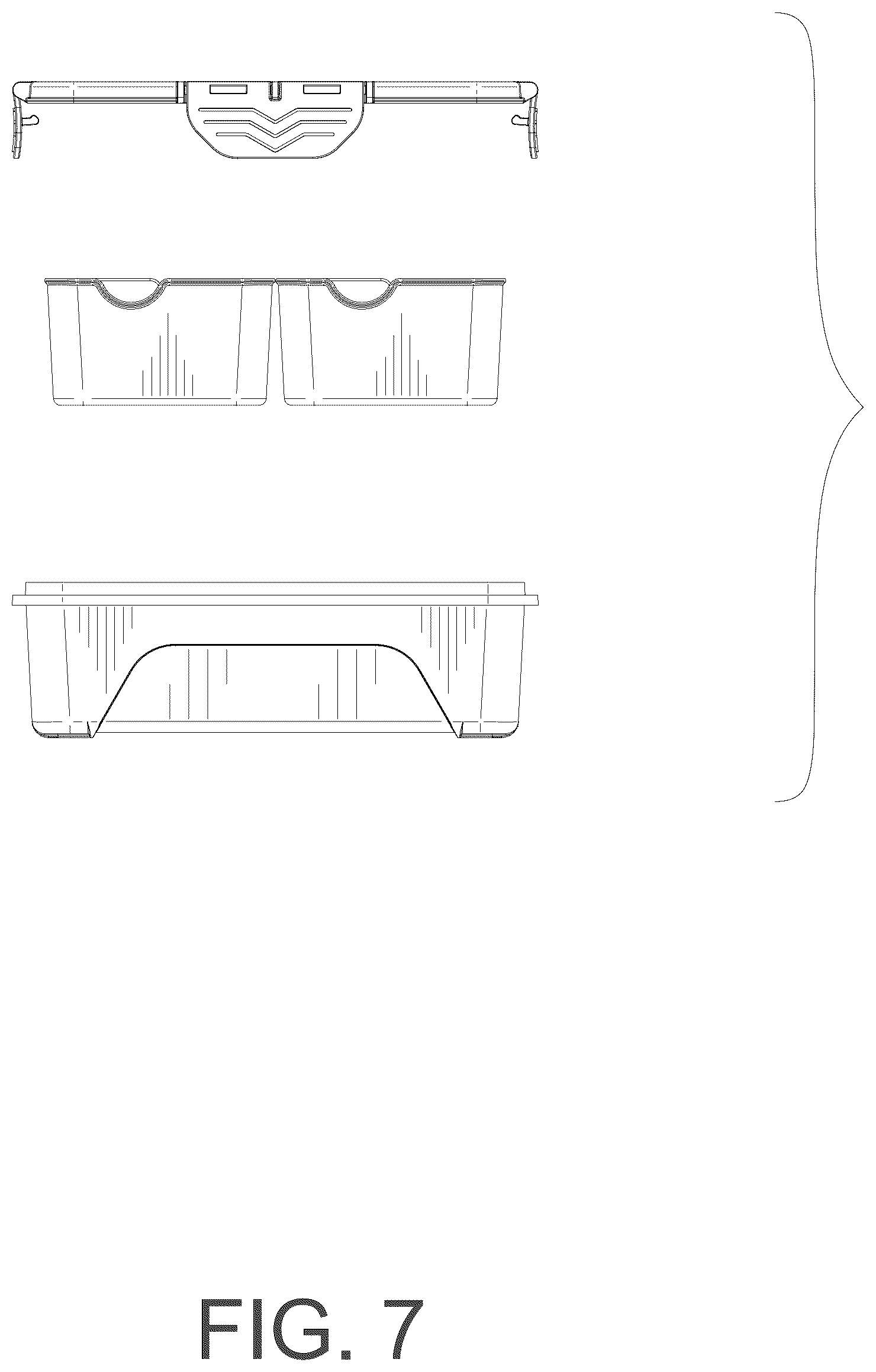 Patent USD1075430 Figure 7 – Snack box