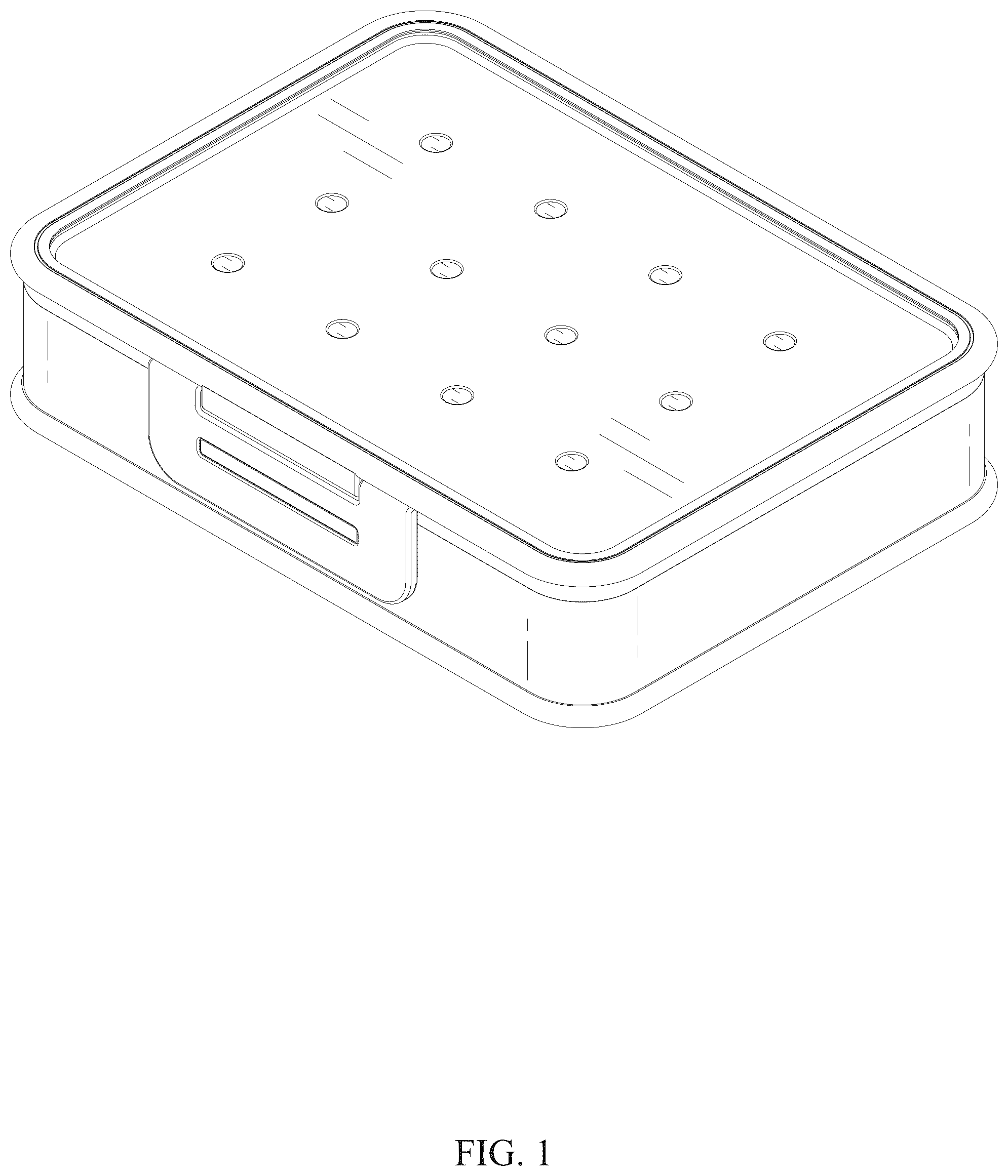 Patent USD1075431 Figure 1 – Lunch box
