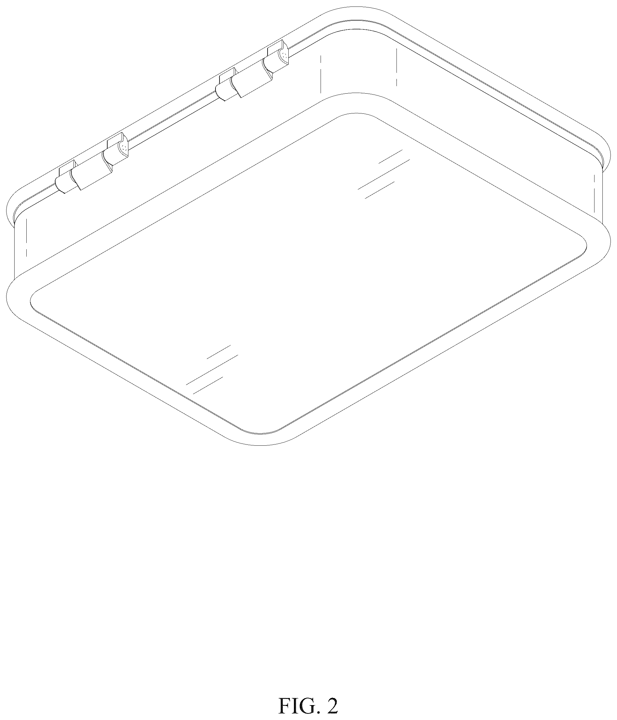 Patent USD1075431 Figure 2 – Lunch box
