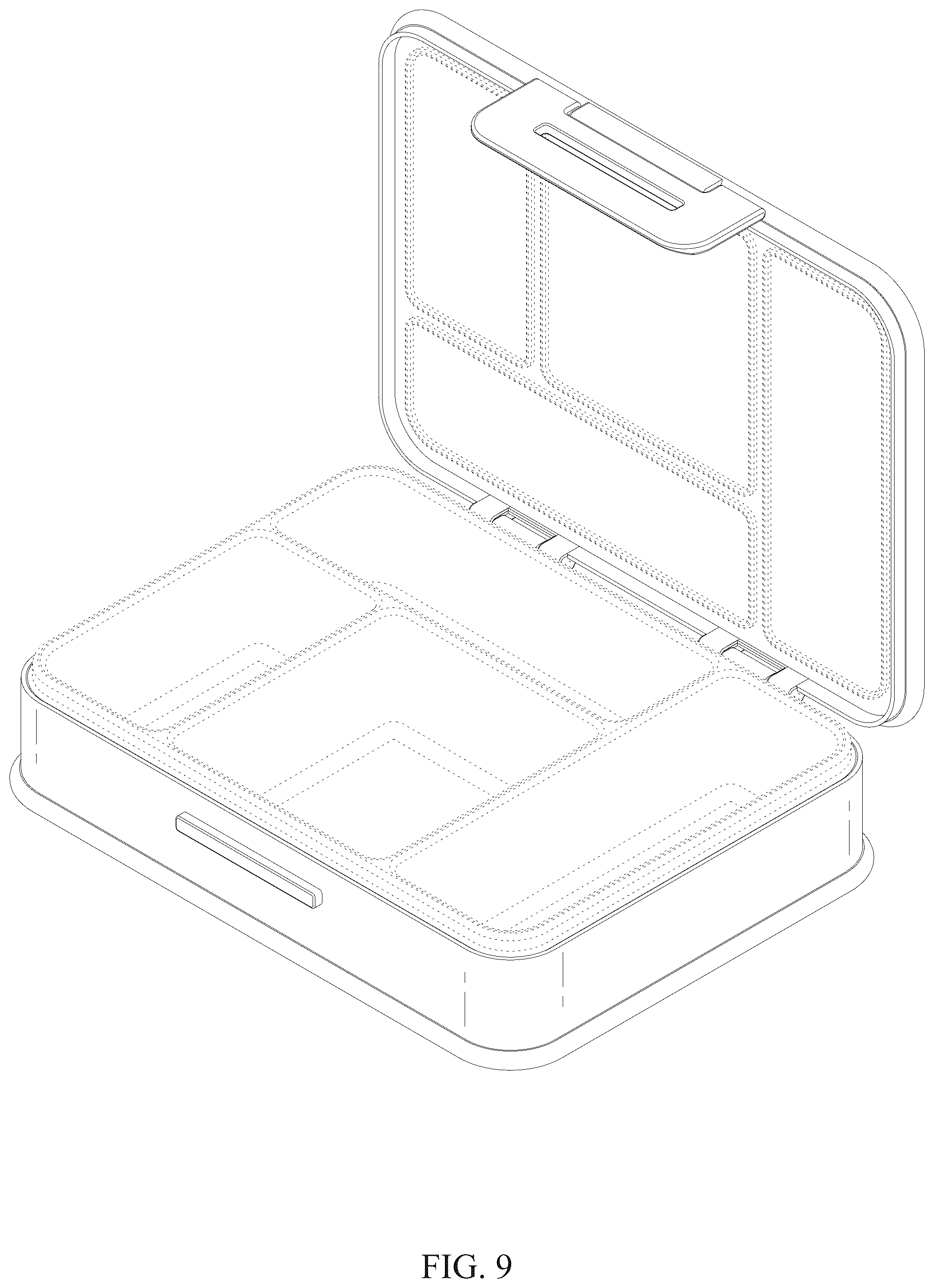 Patent USD1075431 Figure 9 – Lunch box