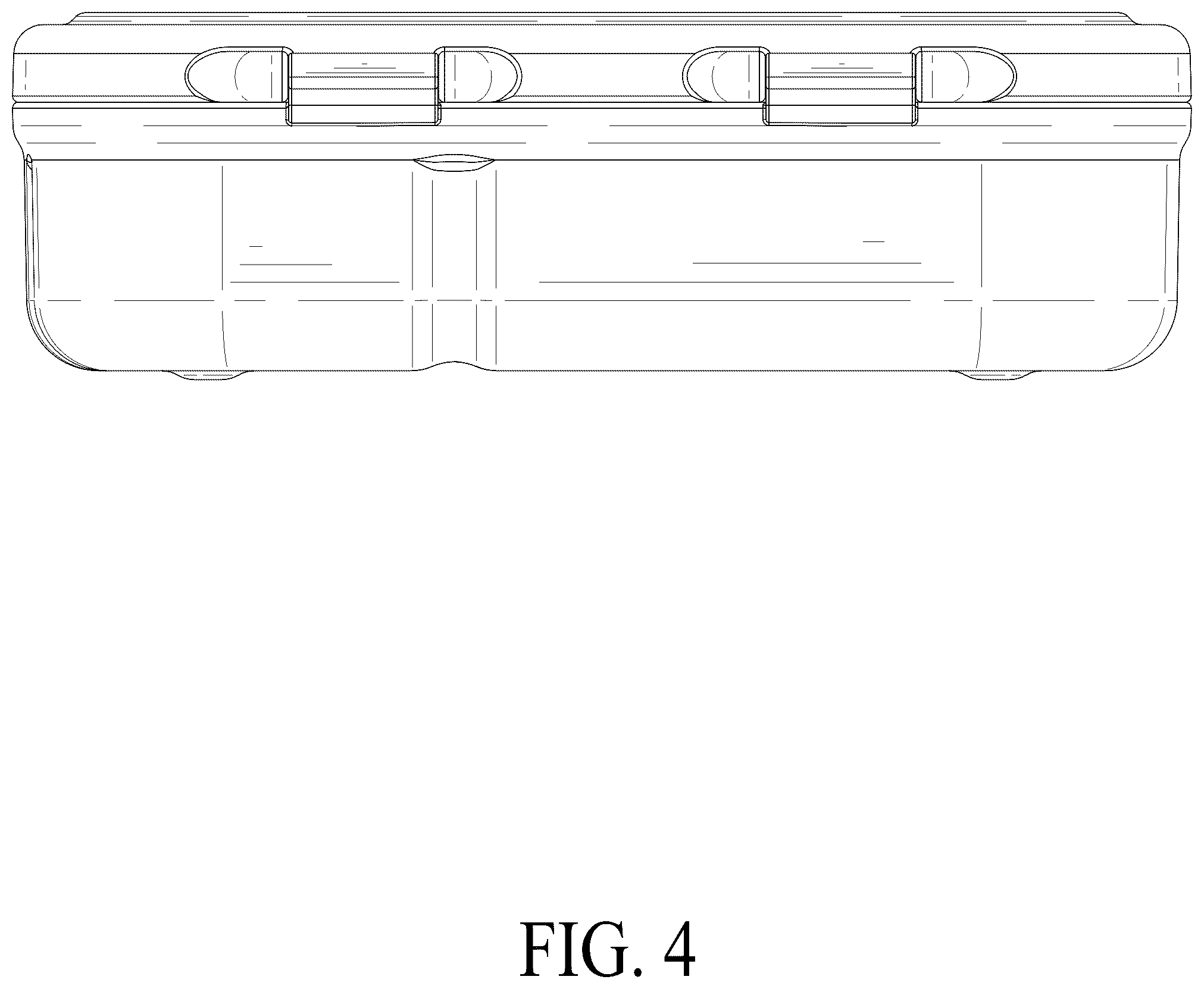 Patent USD1075432 Figure 4 – Lunch box