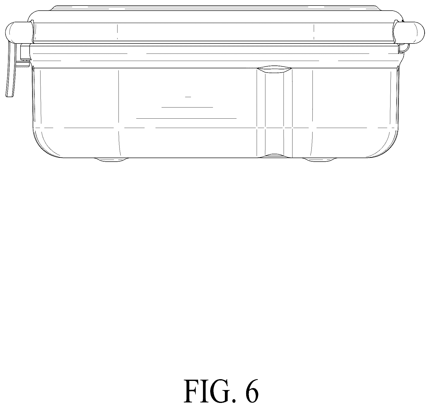 Patent USD1075432 Figure 6 – Lunch box