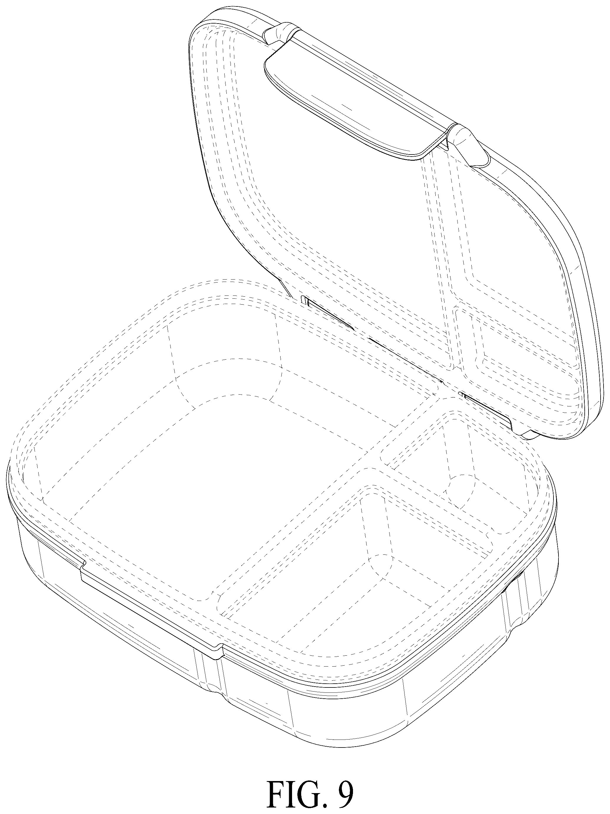 Patent USD1075432 Figure 9 – Lunch box