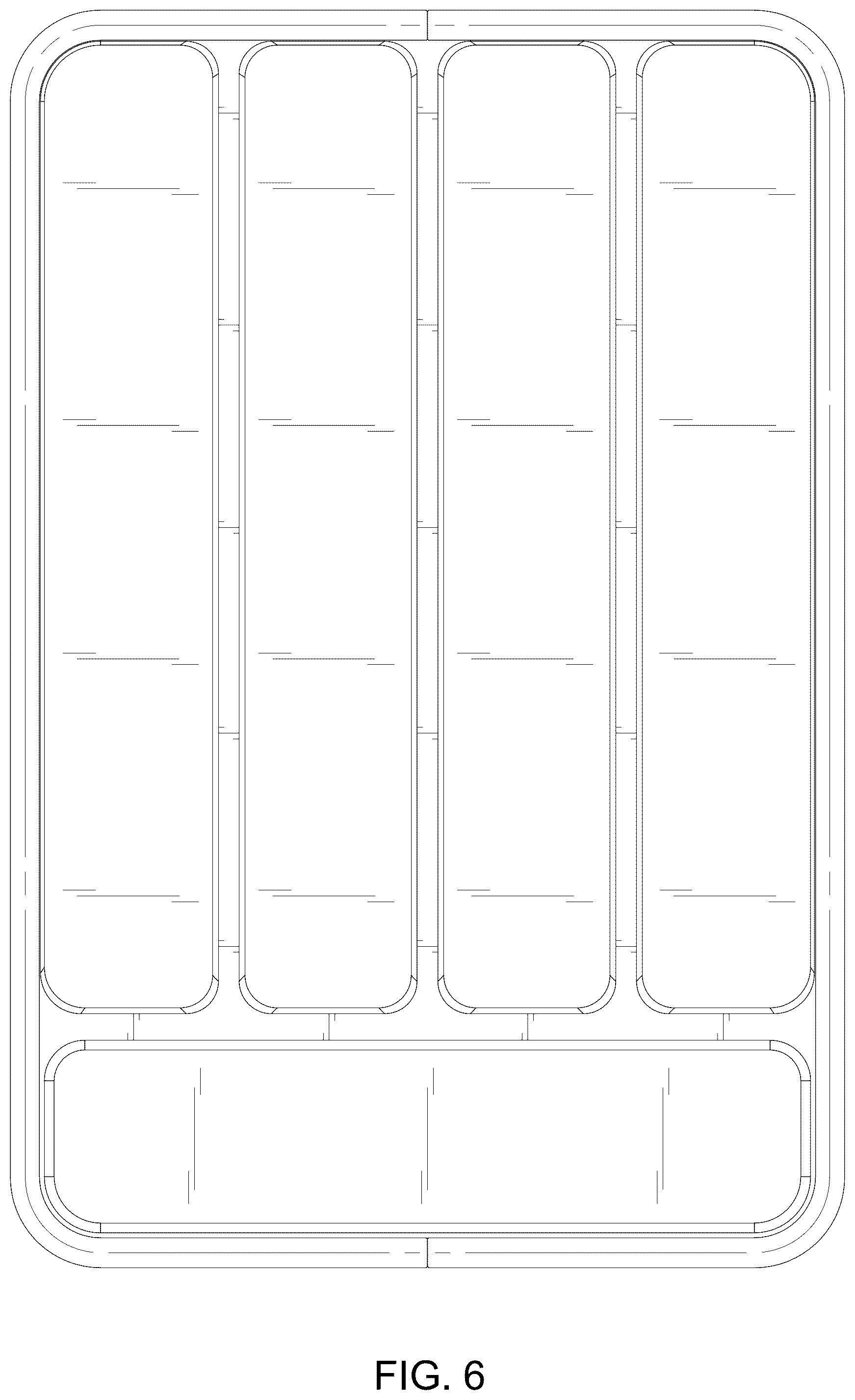 Patent USD1075433 Figure 4 – Silverware drawer organizer