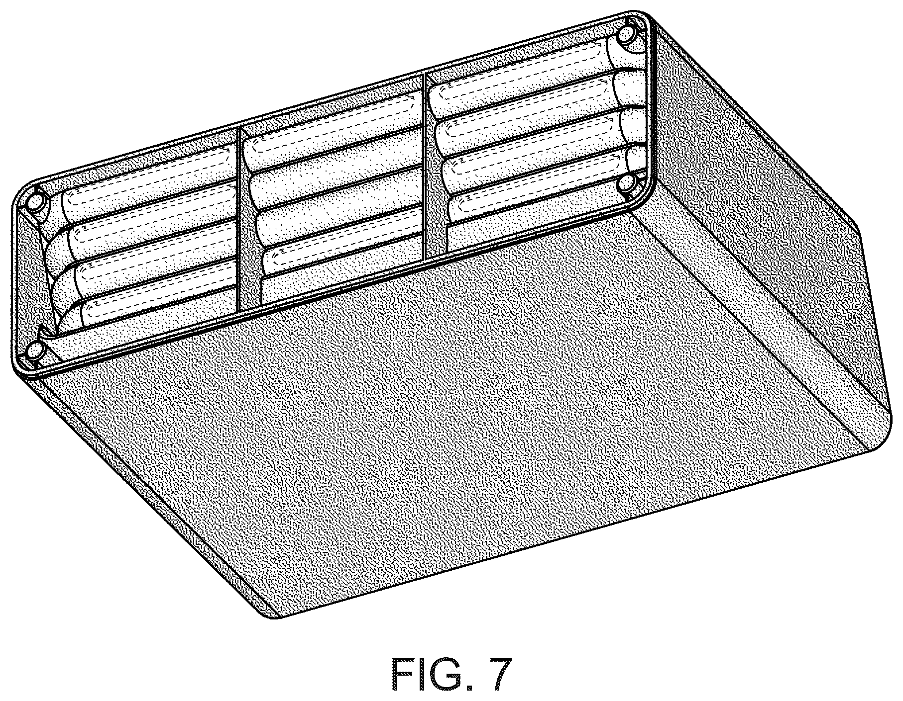 Patent USD1075434 Figure 7 – Combined cutting boards and knife holder