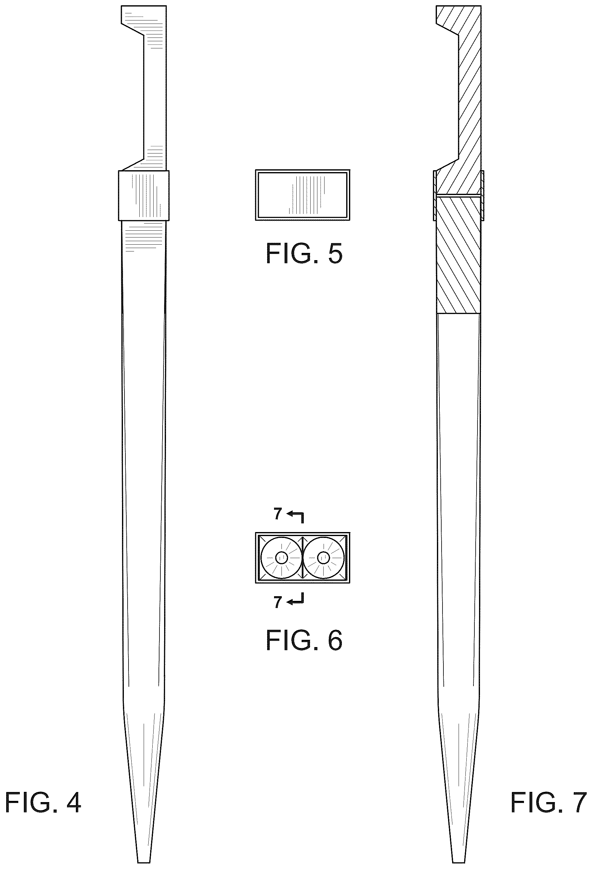 Patent USD1075435 Figure 3 – Combined chopsticks with rest