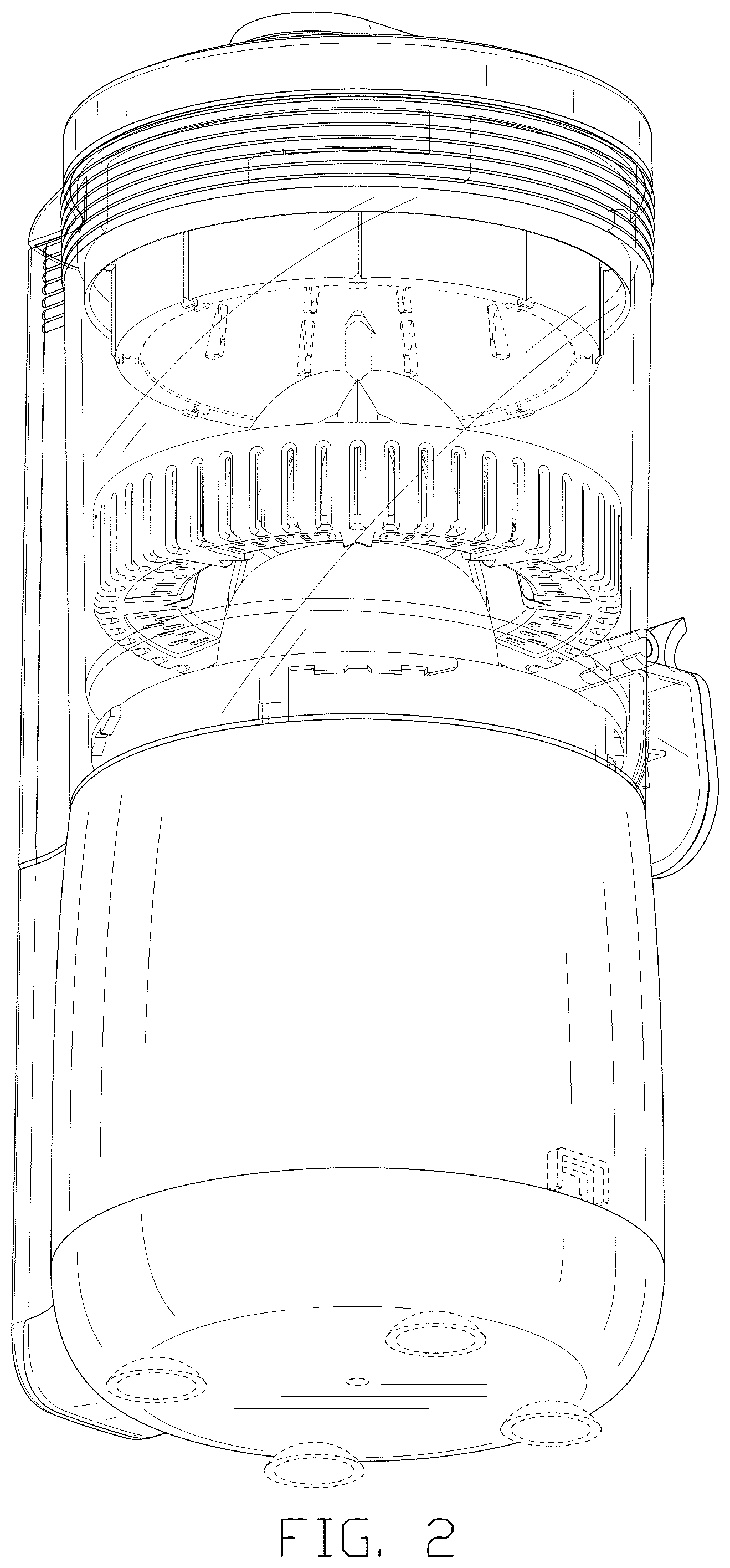 Patent USD1075438 Figure 2 – Juicer