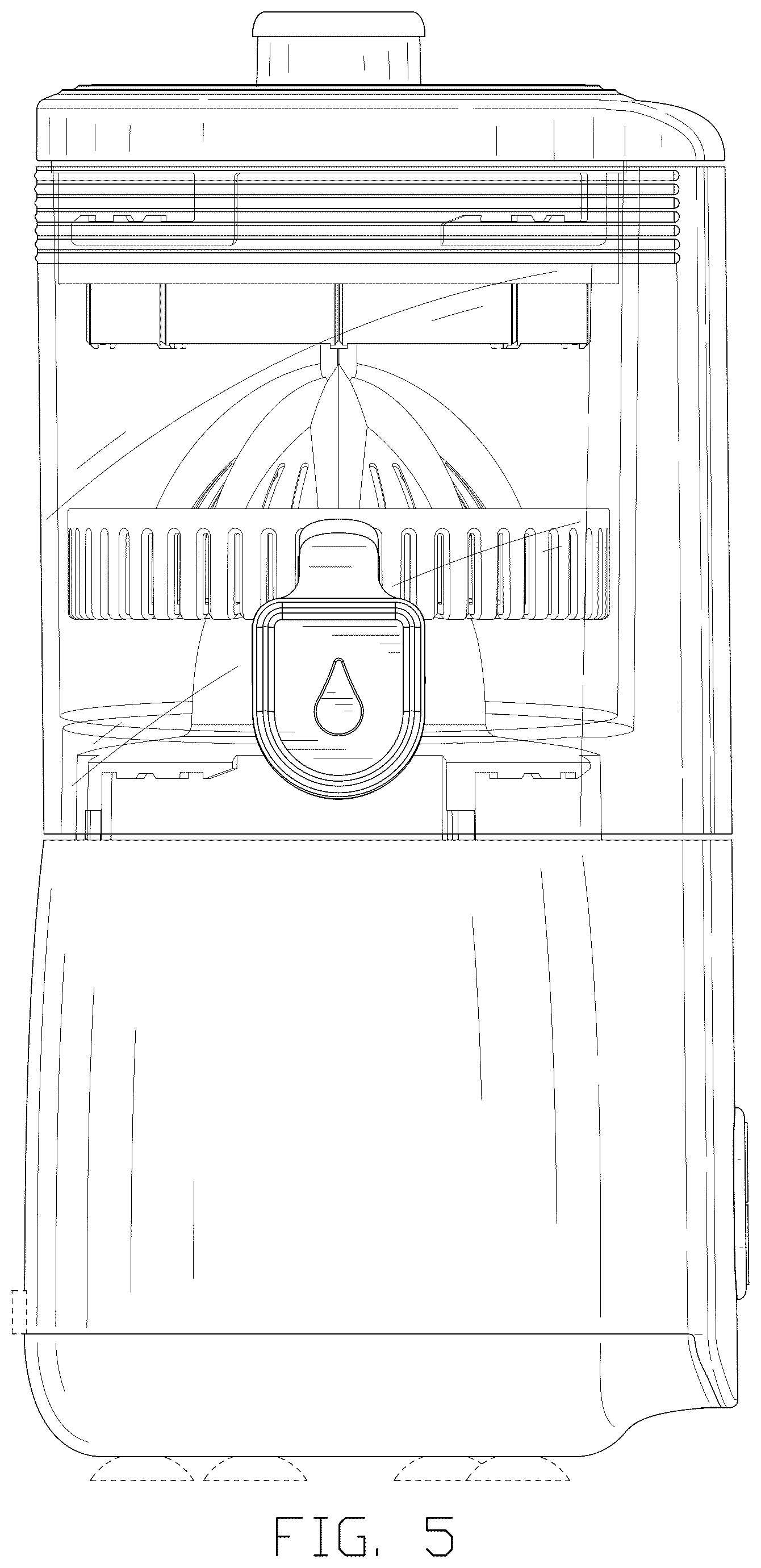 Patent USD1075438 Figure 5 – Juicer