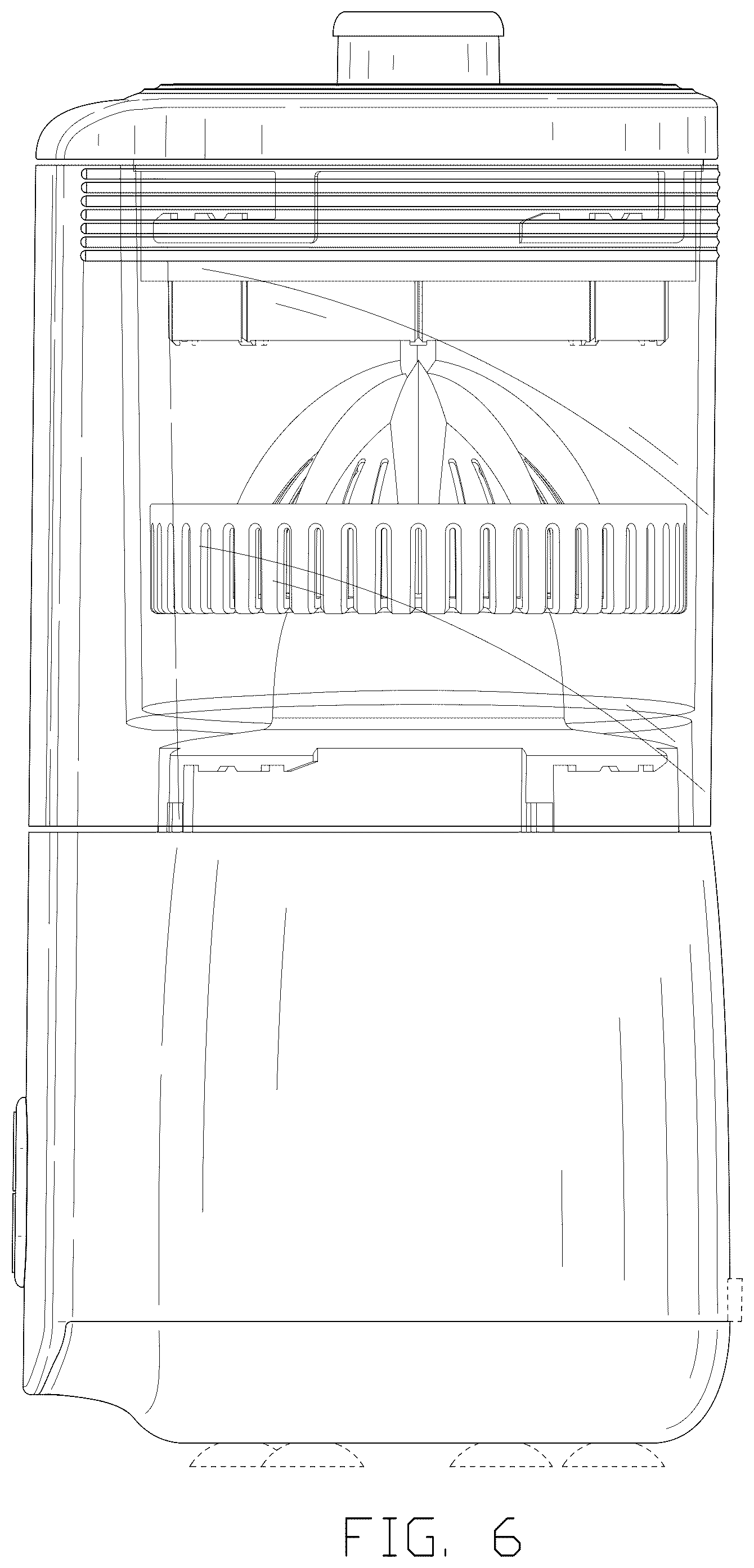 Patent USD1075438 Figure 6 – Juicer