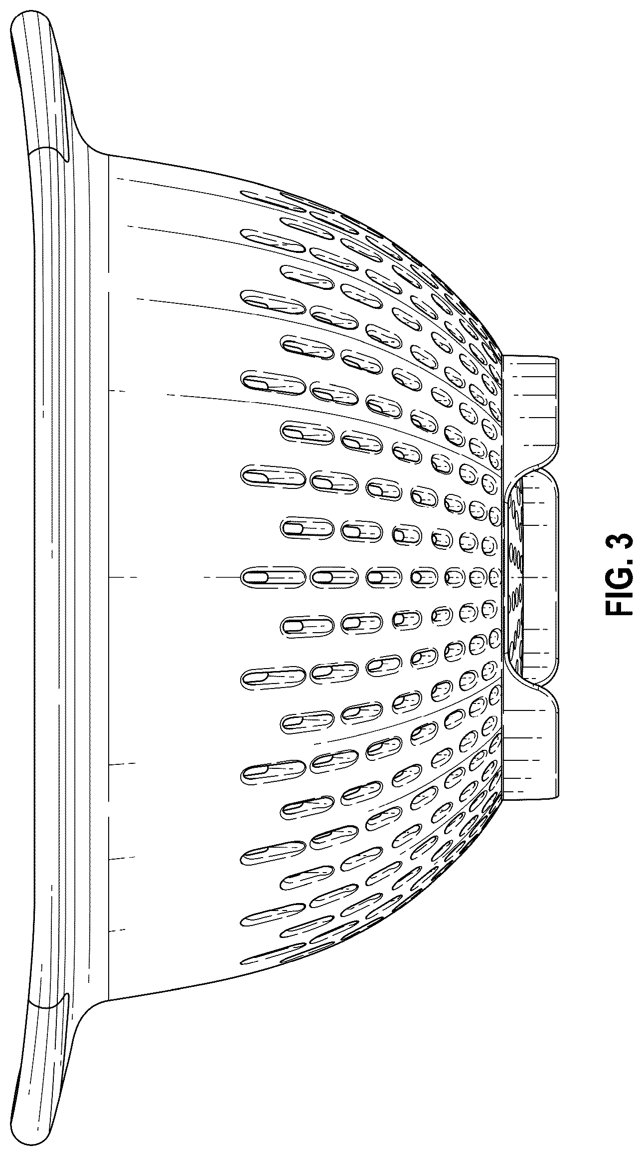 Patent USD1075439 Figure 3 – Colander