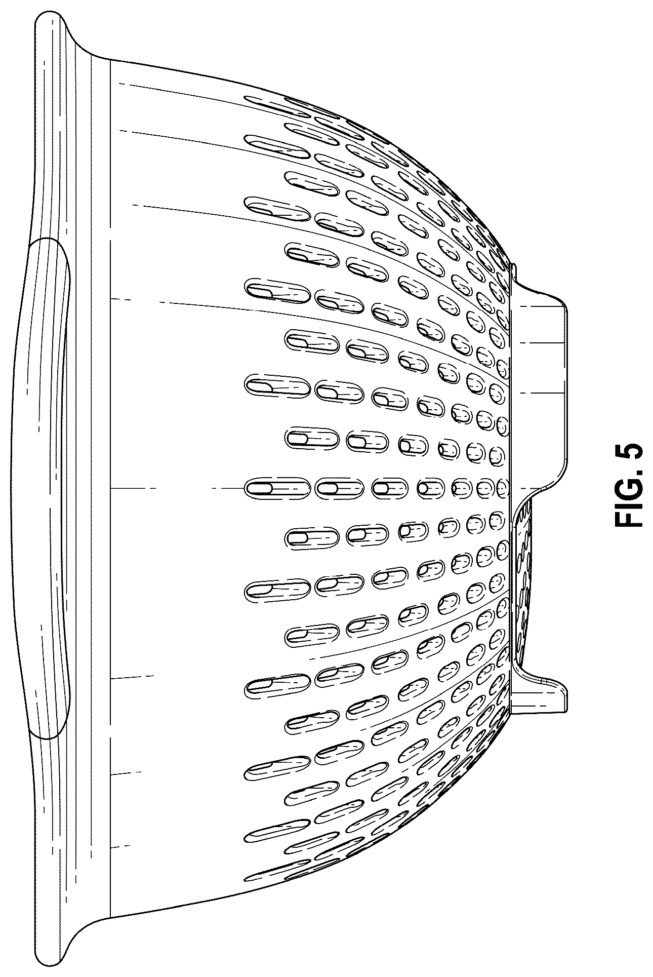 Patent USD1075439 Figure 5 – Colander