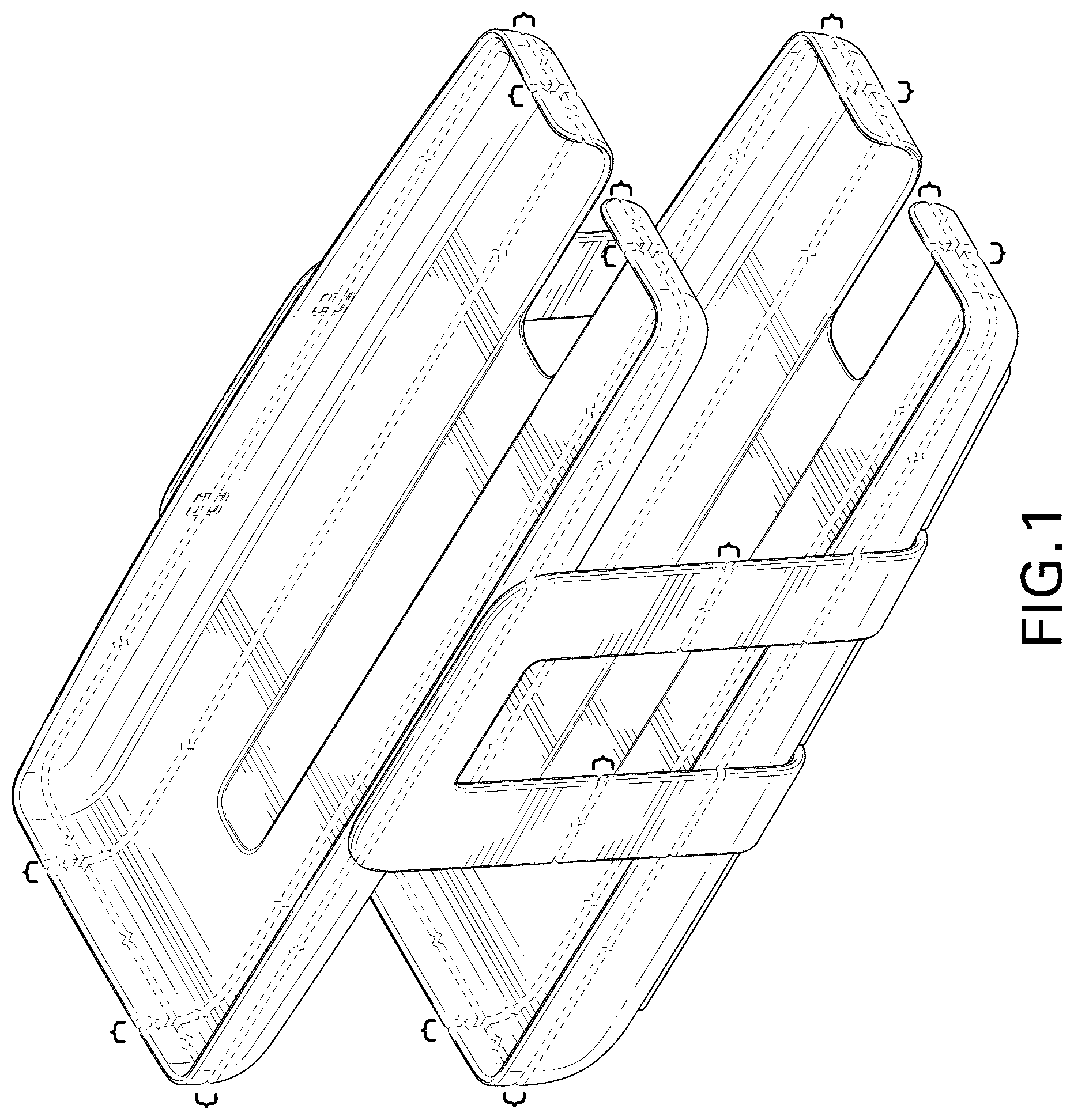 Patent USD1075443 Figure 1 – Beverage can holder