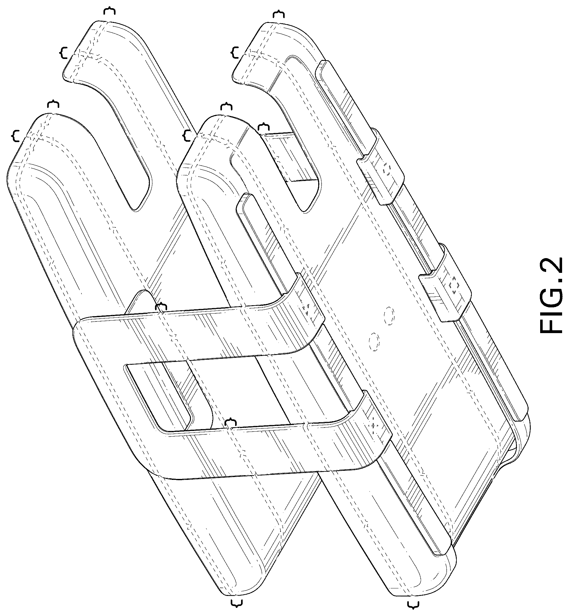 Patent USD1075443 Figure 2 – Beverage can holder