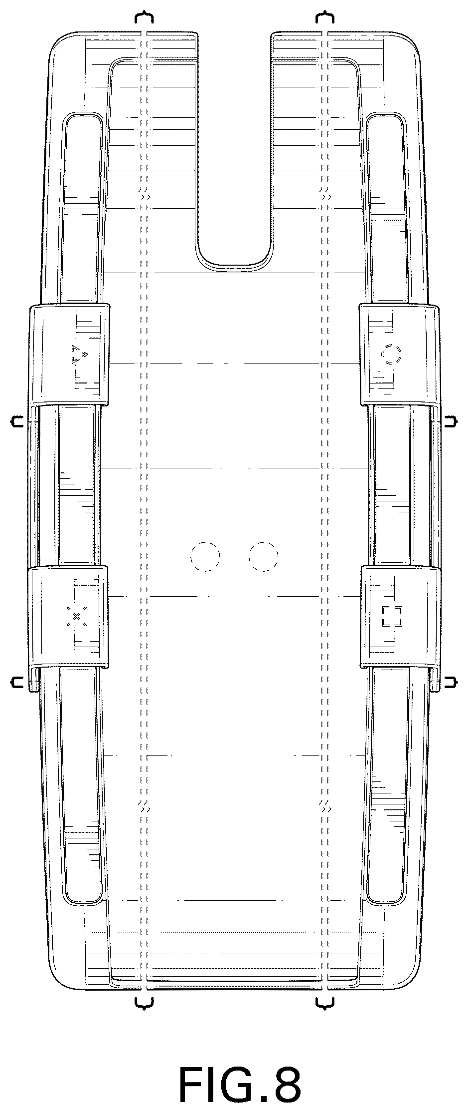 Patent USD1075443 Figure 8 – Beverage can holder