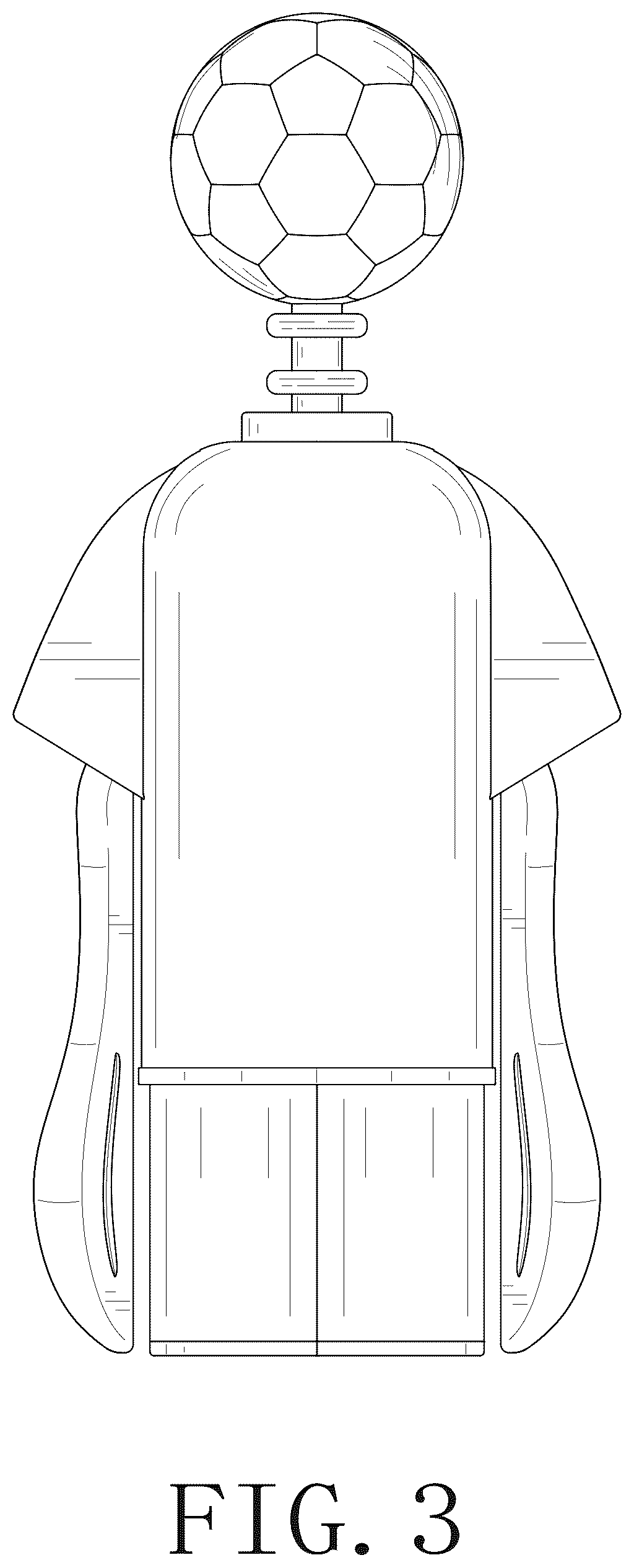 Patent USD1075447 Figure 3 – Wine bottle opener