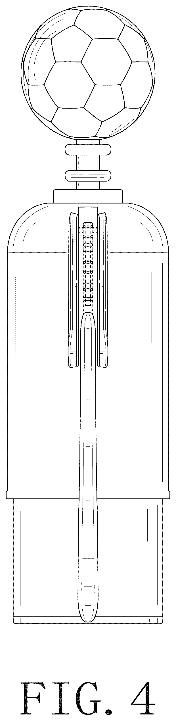 Patent USD1075447 Figure 4 – Wine bottle opener