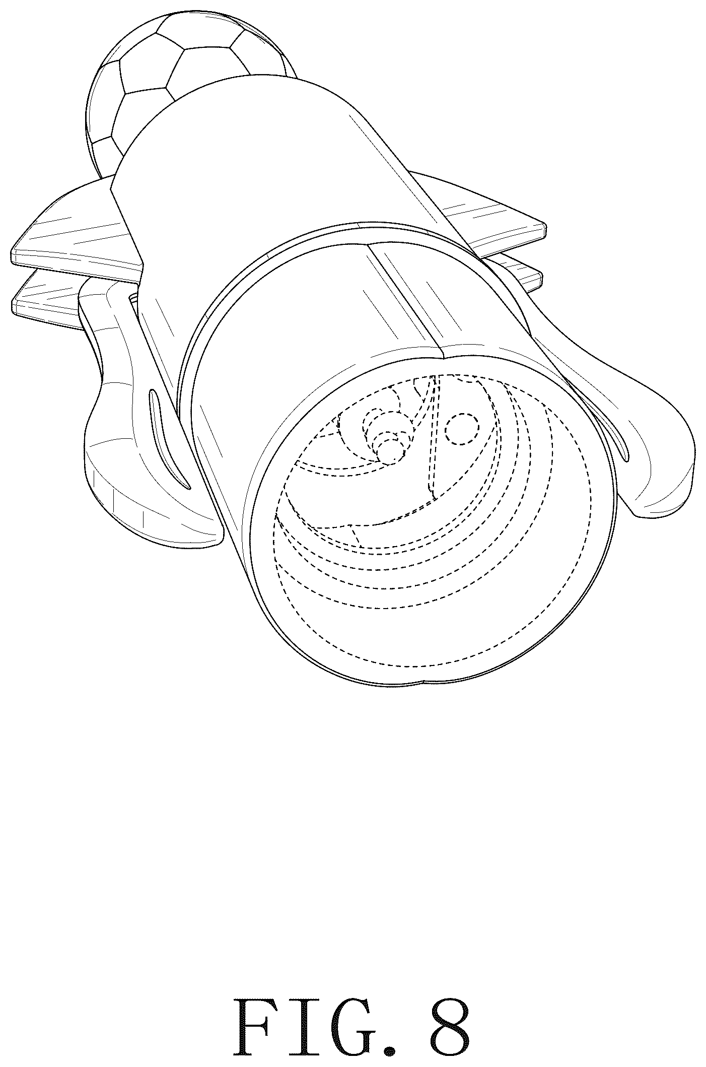 Patent USD1075447 Figure 8 – Wine bottle opener