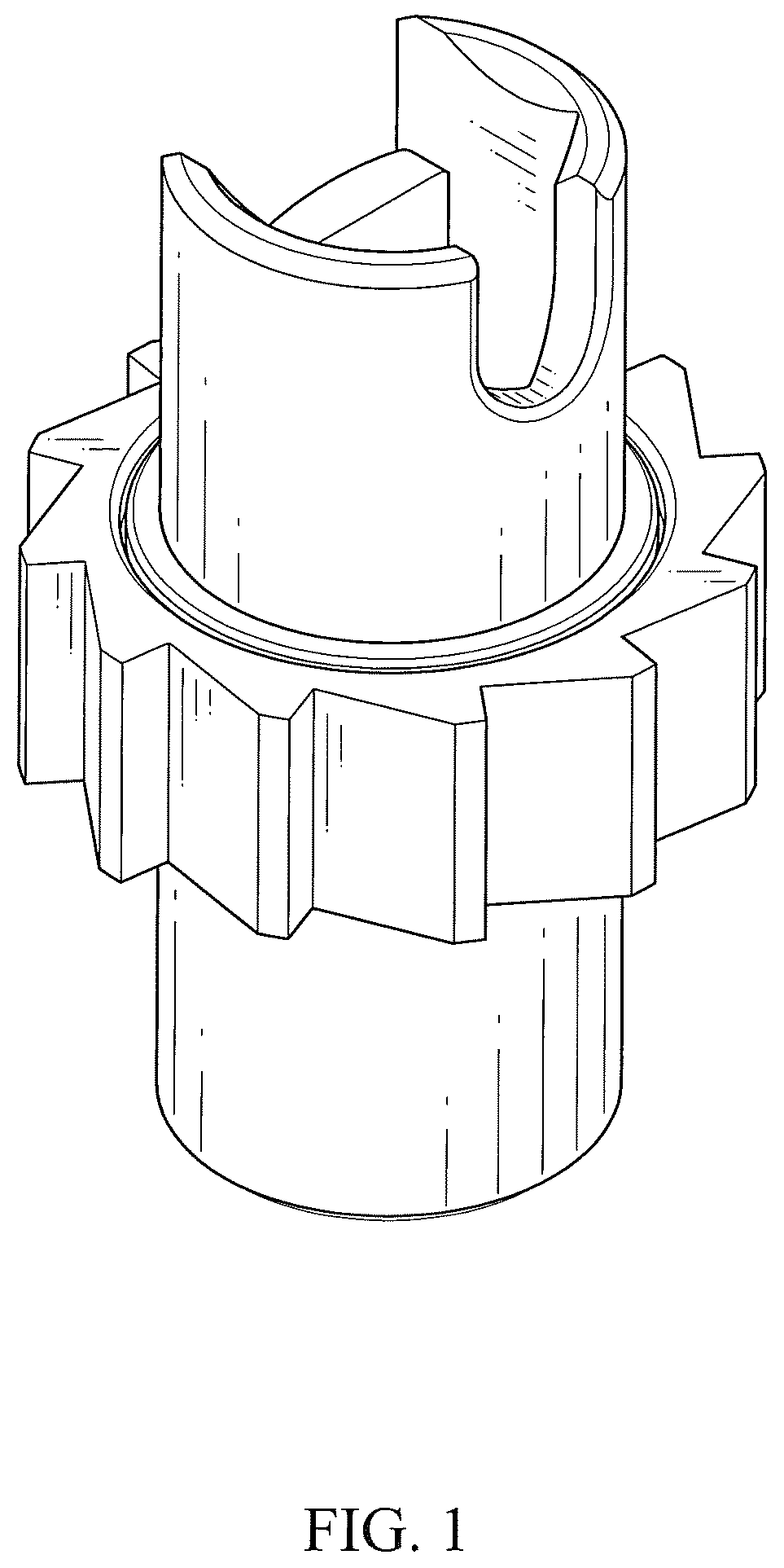 Patent USD1075449 — Ratchet socket of a skateboard wrench — Figure 1