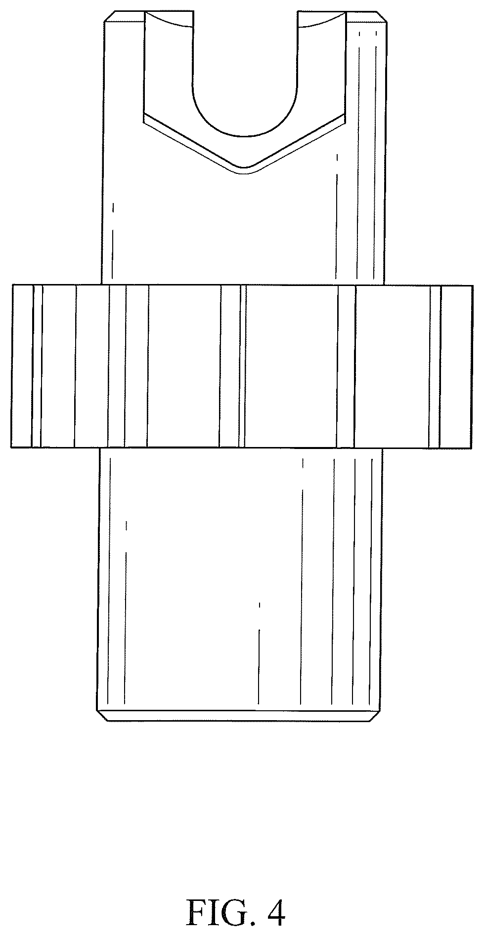 Patent USD1075449 Figure 4 – Ratchet socket of a skateboard wrench
