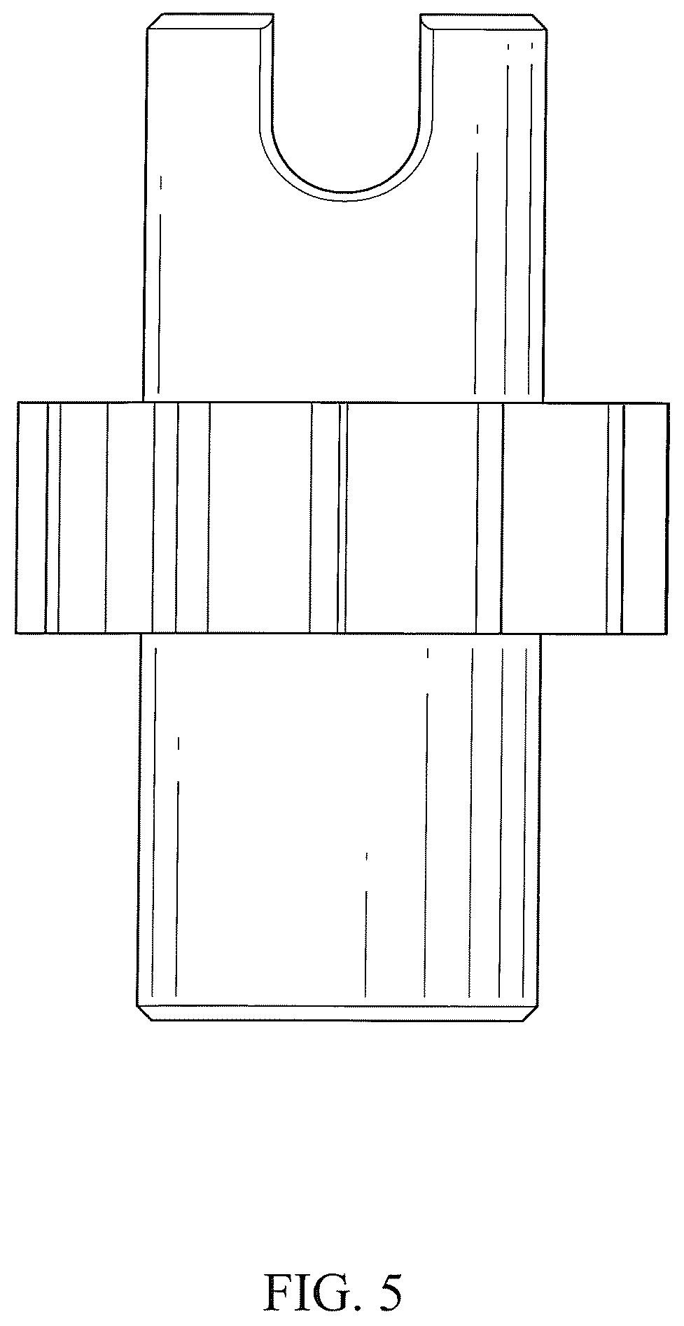 Patent USD1075449 Figure 5 – Ratchet socket of a skateboard wrench