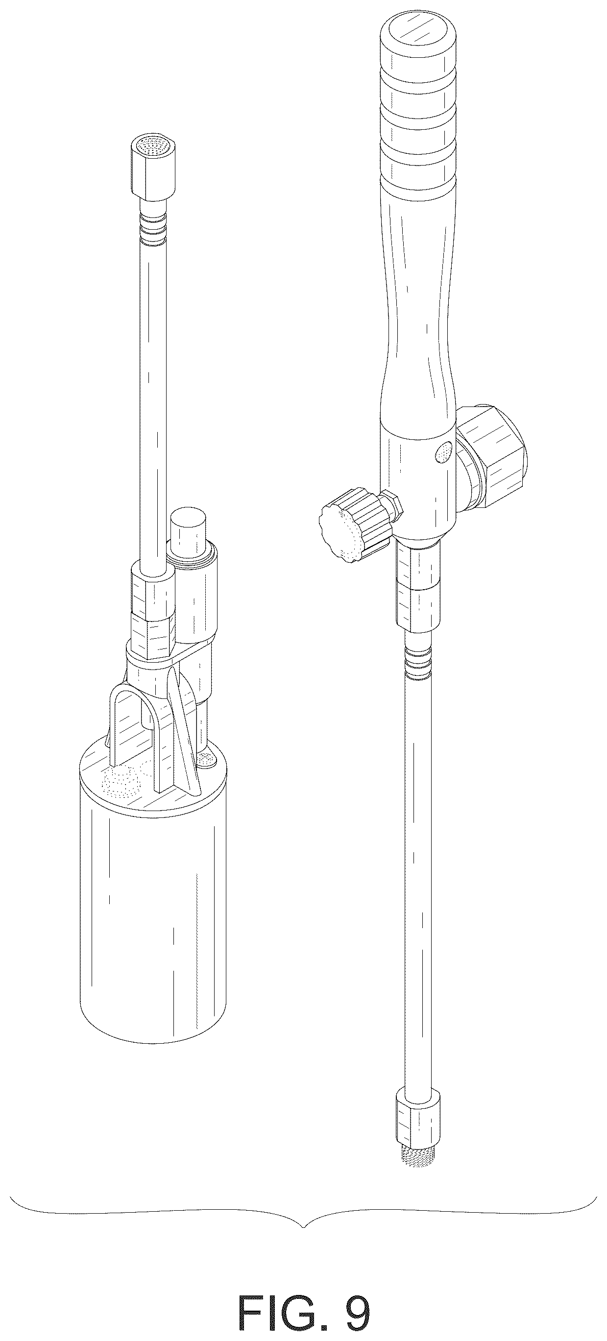 Patent USD1075450 Figure 9 – Weed torch