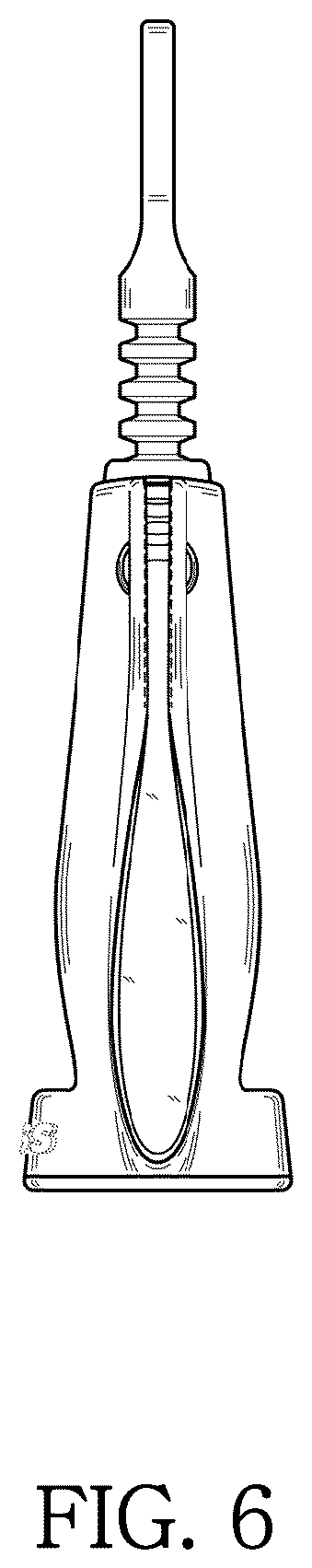 Patent USD1075451 Figure 6 – Wine bottle opener