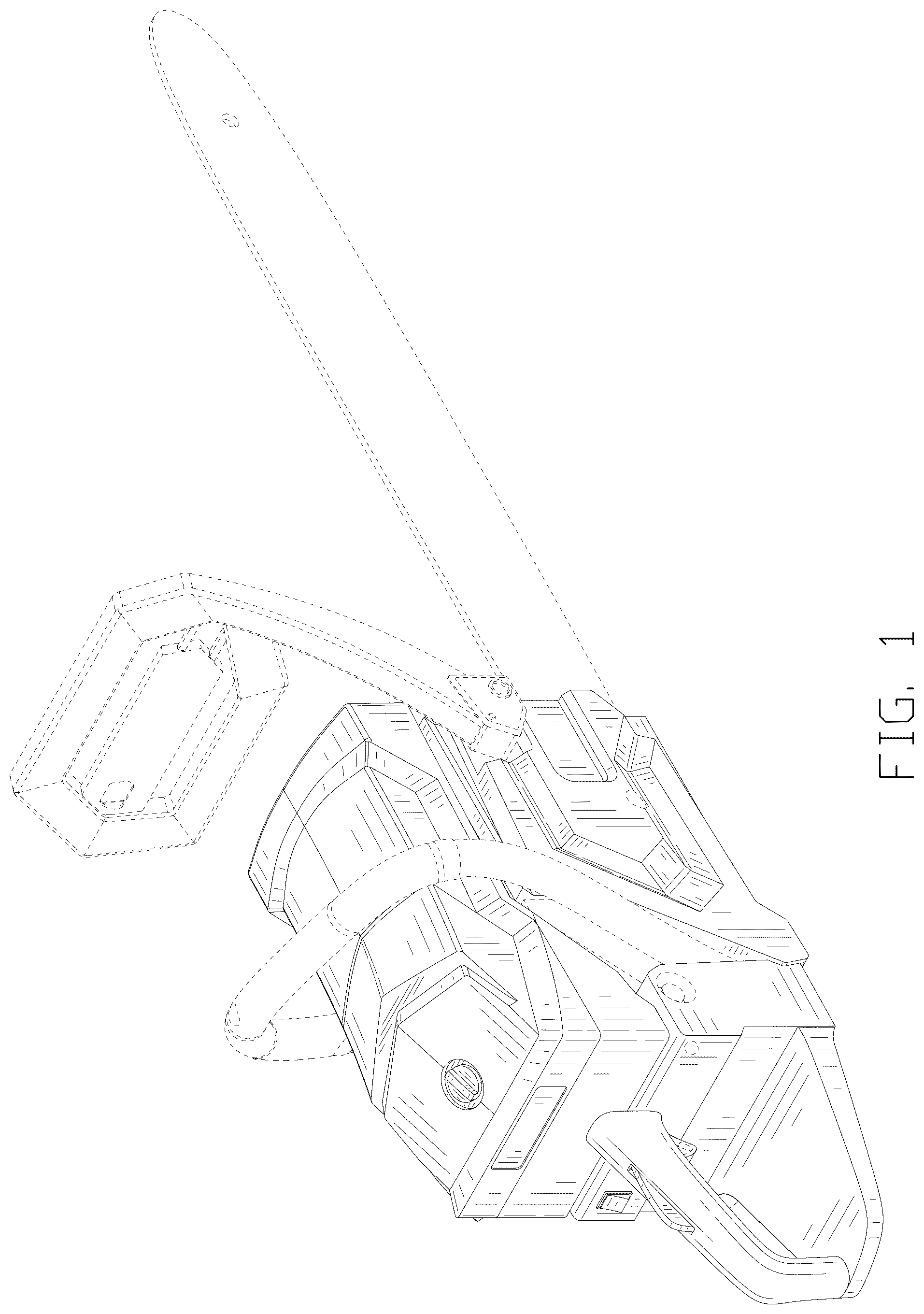 Patent USD1075453 Figure 1 – Electric saw