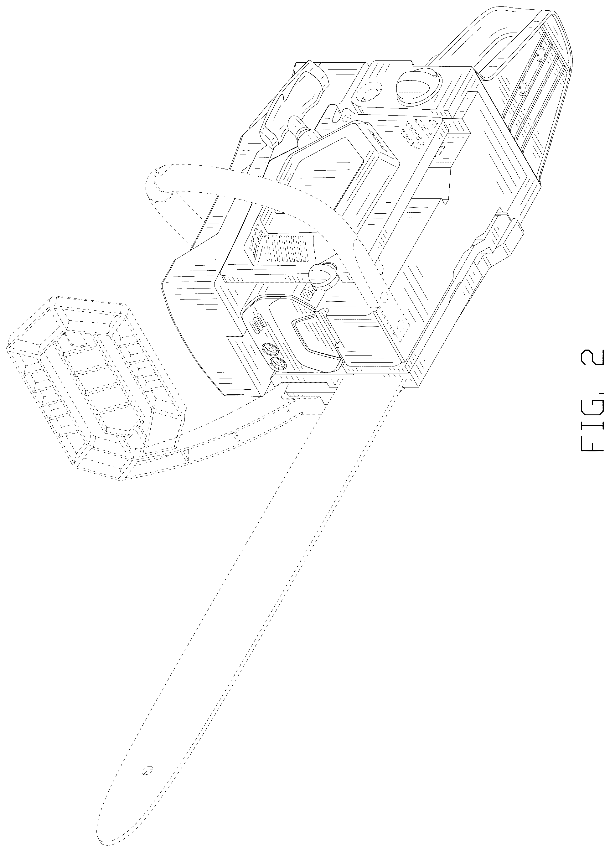Patent USD1075453 Figure 2 – Electric saw