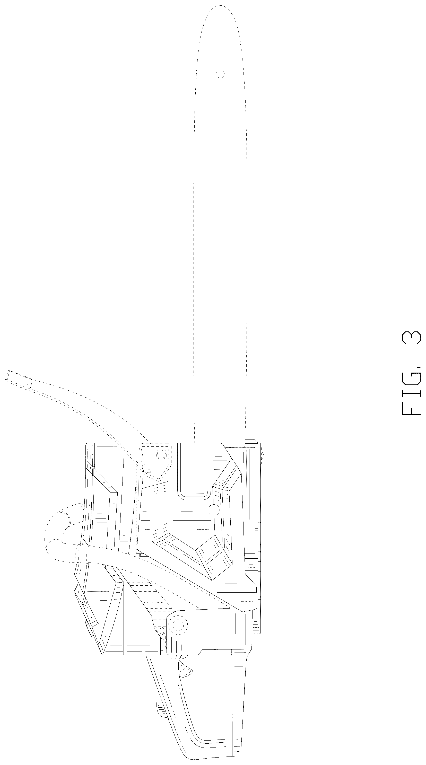 Patent USD1075453 Figure 3 – Electric saw