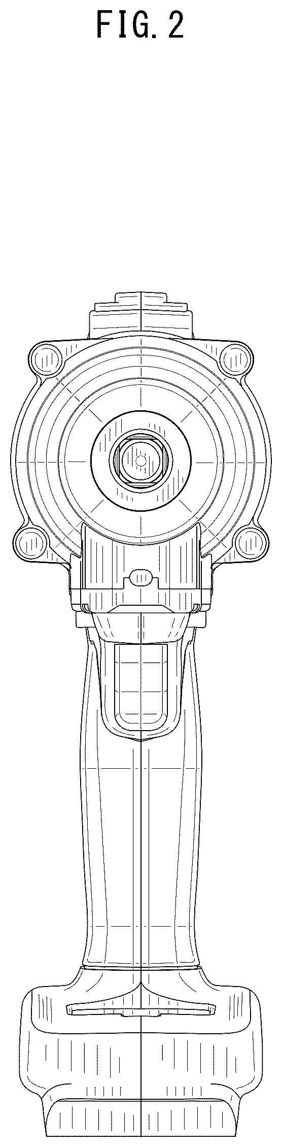 Patent USD1075454 Figure 2 – Electric impact wrench