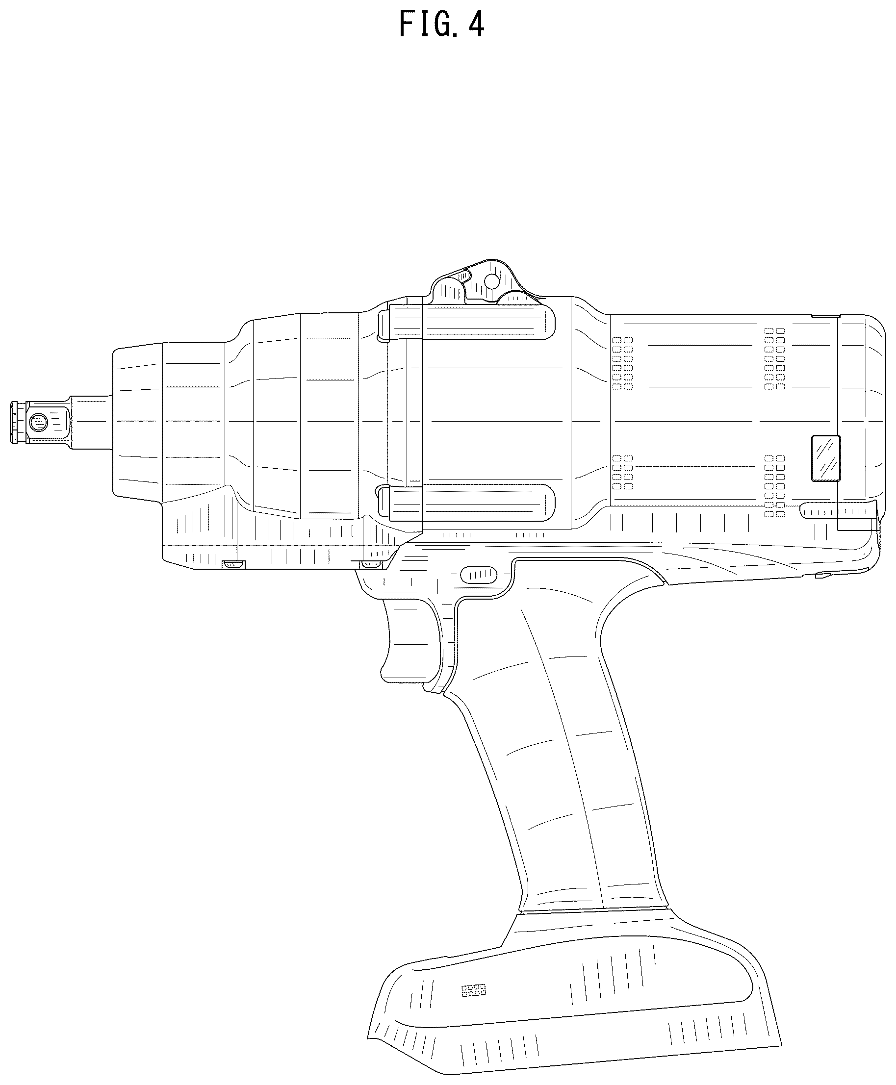 Patent USD1075454 Figure 4 – Electric impact wrench