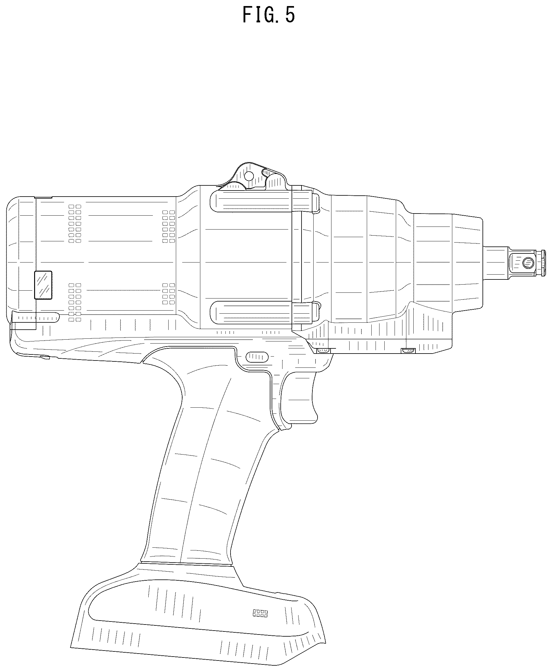 Patent USD1075454 Figure 5 – Electric impact wrench
