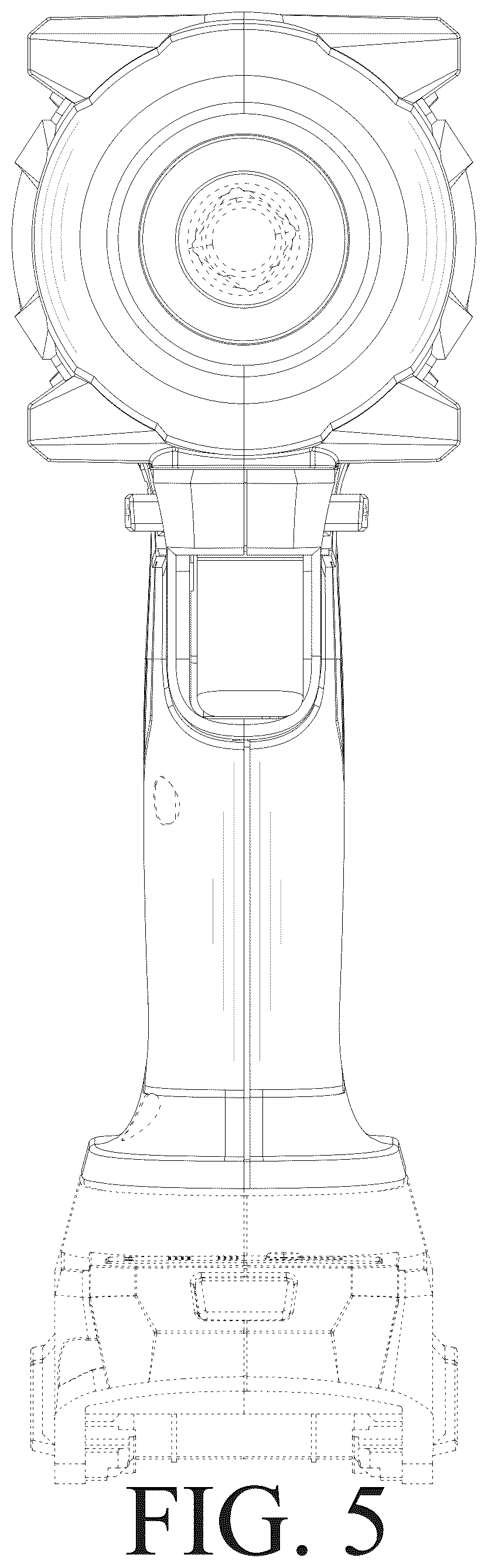 Patent USD1075455 Figure 5 – Impact wrench