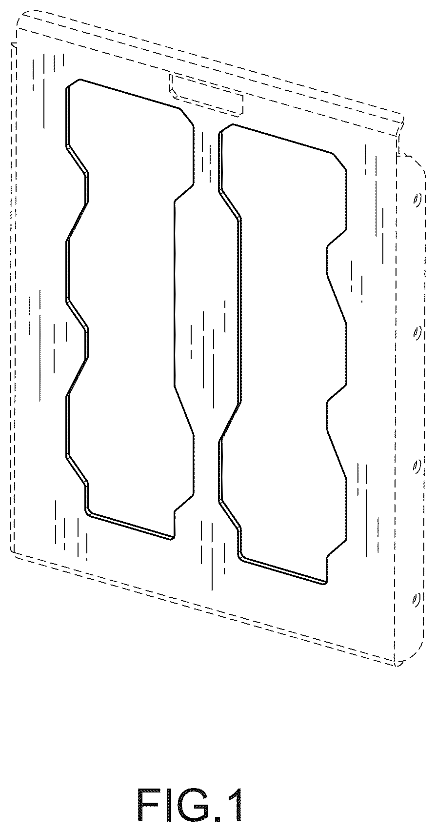 Patent USD1075456 Figure 1 – Tool attachment panel