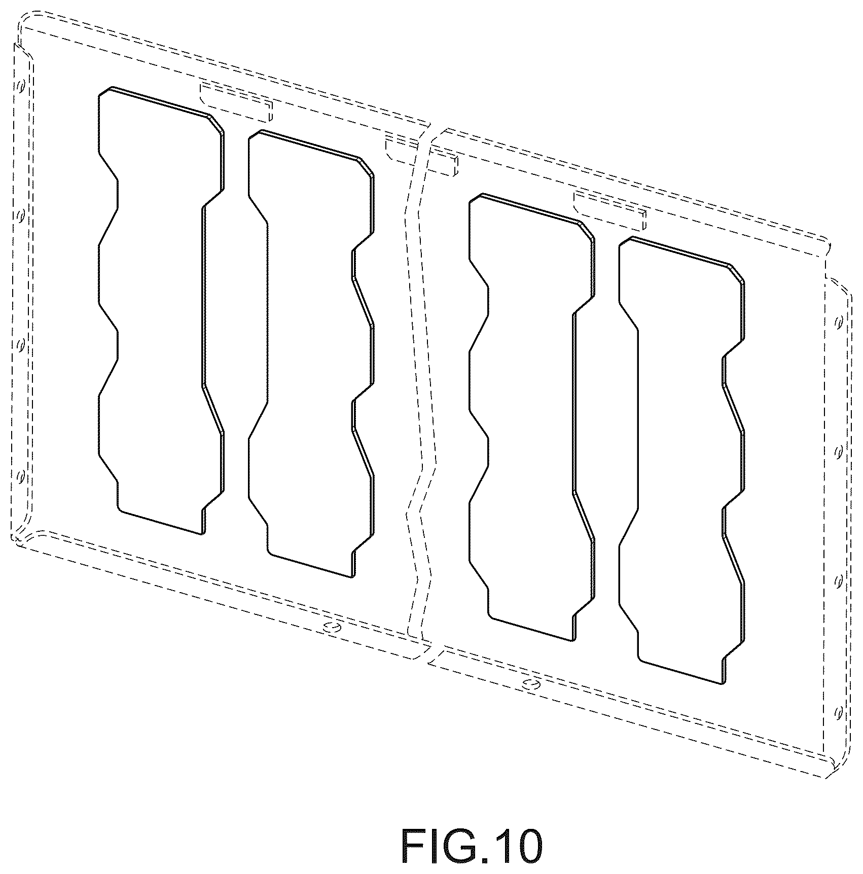 Patent USD1075456 Figure 8 – Tool attachment panel