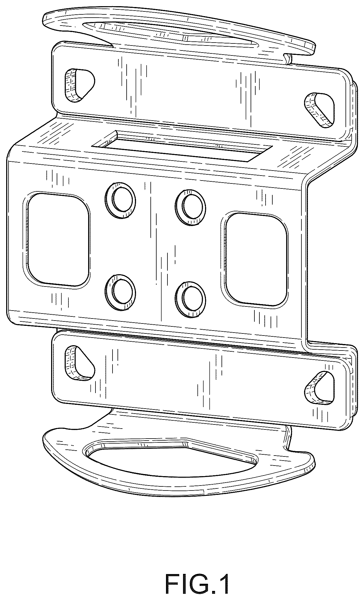 Patent USD1075457 Figure 1 – Tool attachment plate