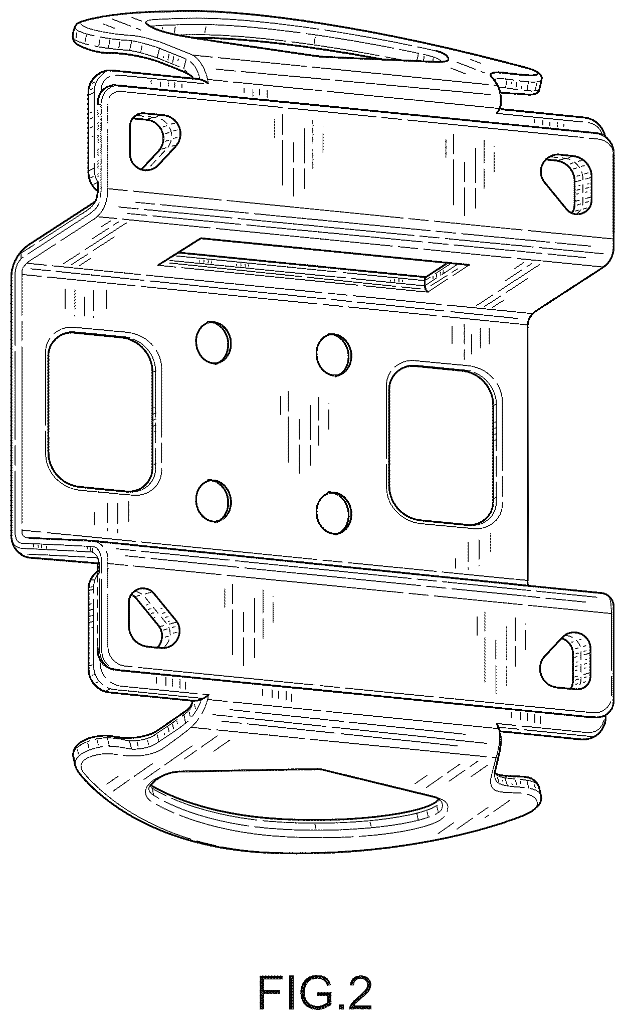Patent USD1075457 Figure 2 – Tool attachment plate