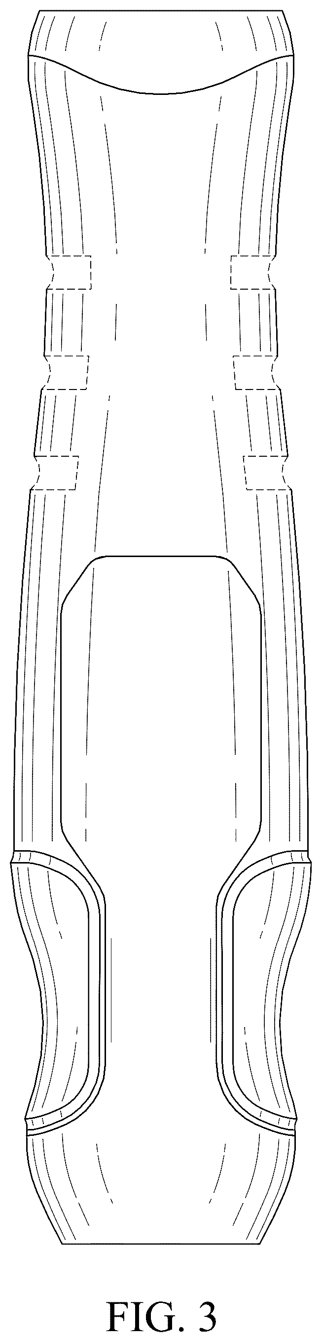 Patent USD1075459 Figure 3 – Grip for a hand tool