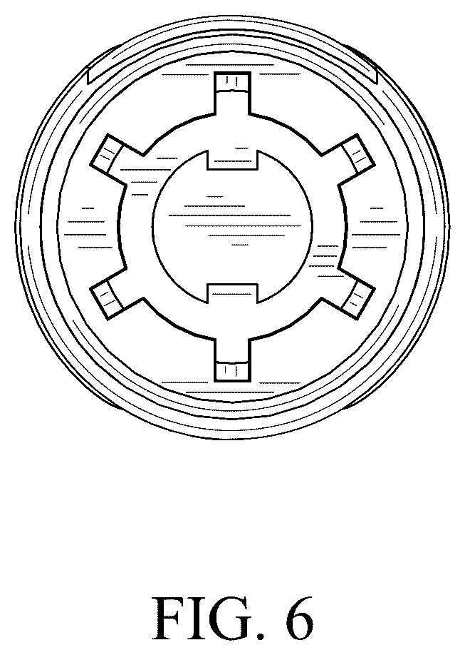 Patent USD1075459 Figure 6 – Grip for a hand tool