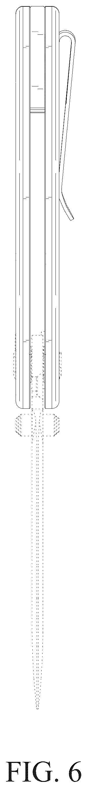 Patent USD1075460 Figure 6 – Knife handle