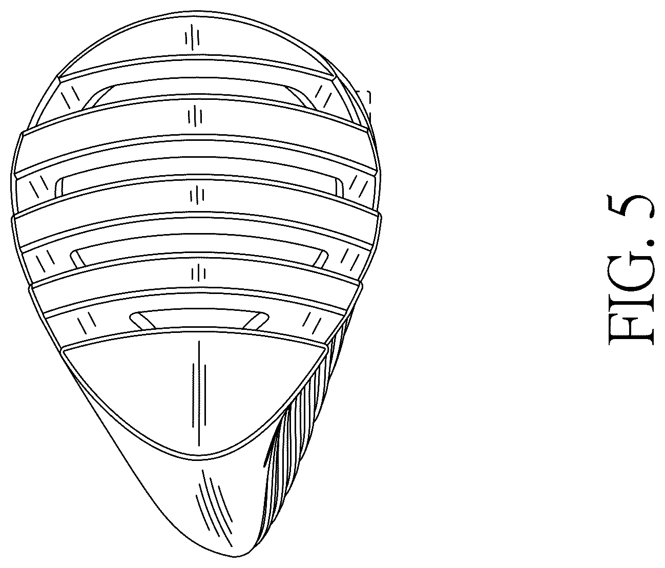 Patent USD1075461 Figure 5 – Bicycle grip