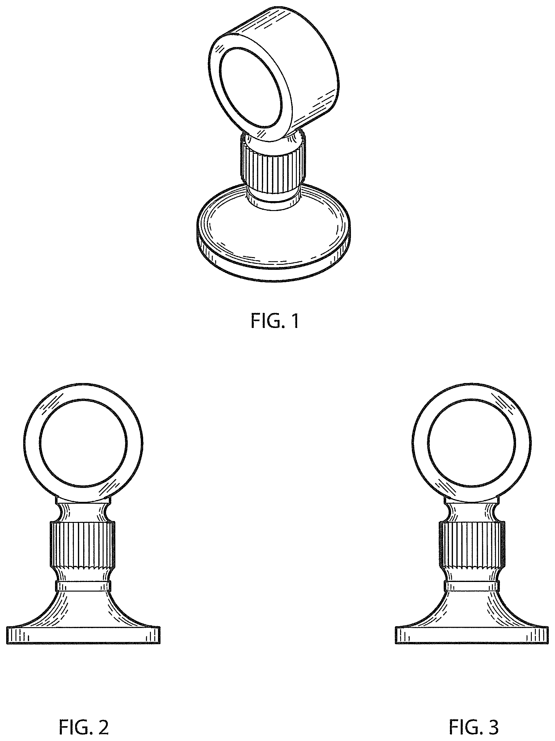 Patent USD1075462 Figure 1 – Cabinet handle post