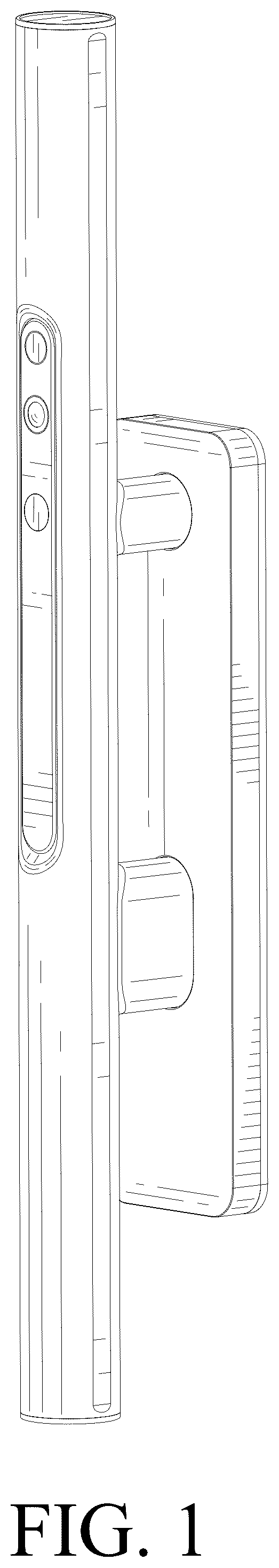 Patent USD1075463 Figure 1 – Door handle