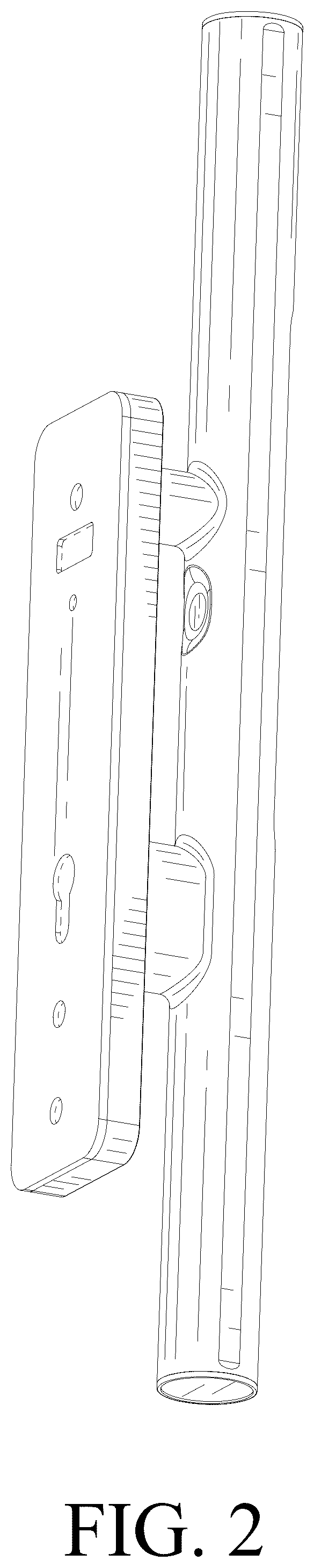 Patent USD1075463 Figure 2 – Door handle