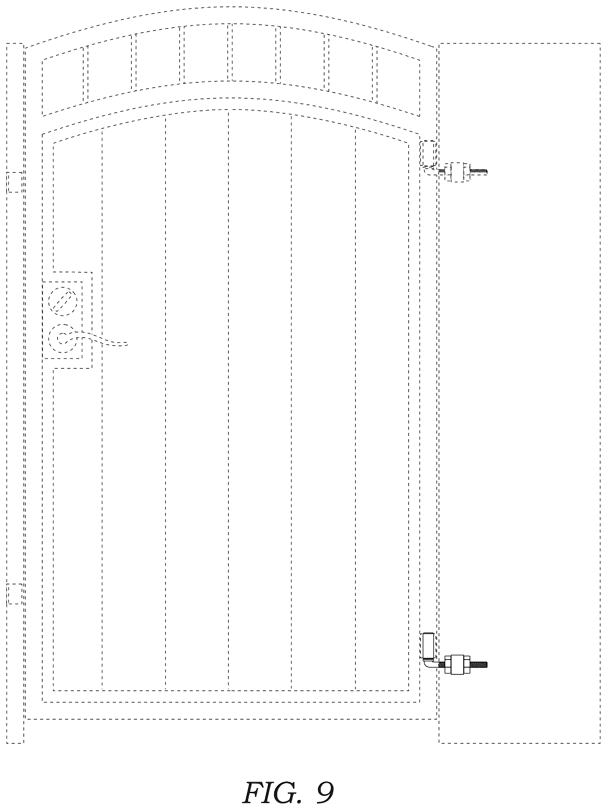 Patent USD1075466 Figure 5 – Gate hinge