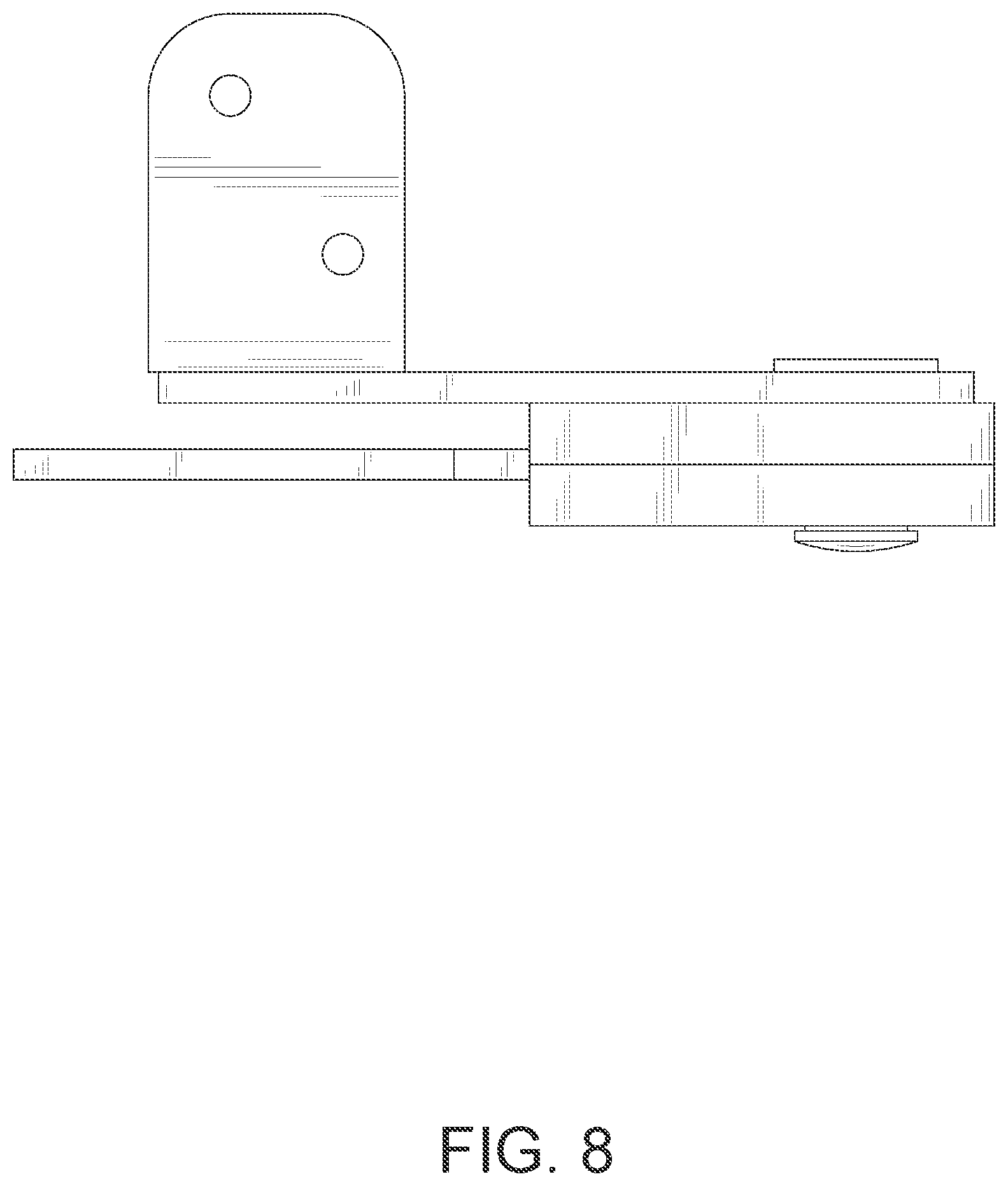 Patent USD1075468 Figure 8 – Adjustable support hinge